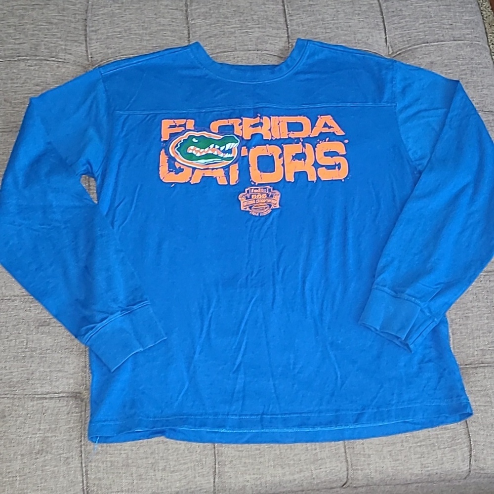 G-III SPORTS‎ by Carl Banks FLORIDA GATORS LONG SLEEVE BLUE ORANGE SHIRT M